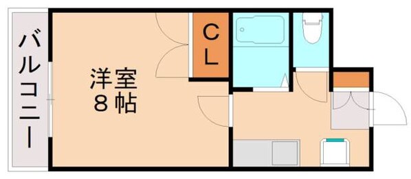 折尾駅 徒歩12分 5階の物件間取画像